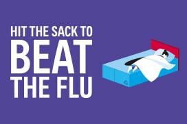 Hit the sack to beat the flu
