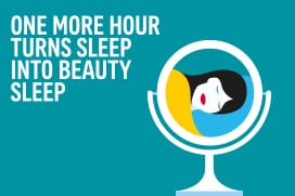one more hour turns sleep into beauty sleep